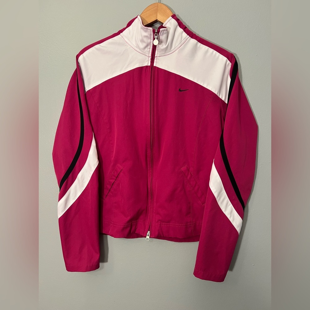 Nike Vintage Retro Multi-logo Full Zip Track Jacket Size XL (16-18)